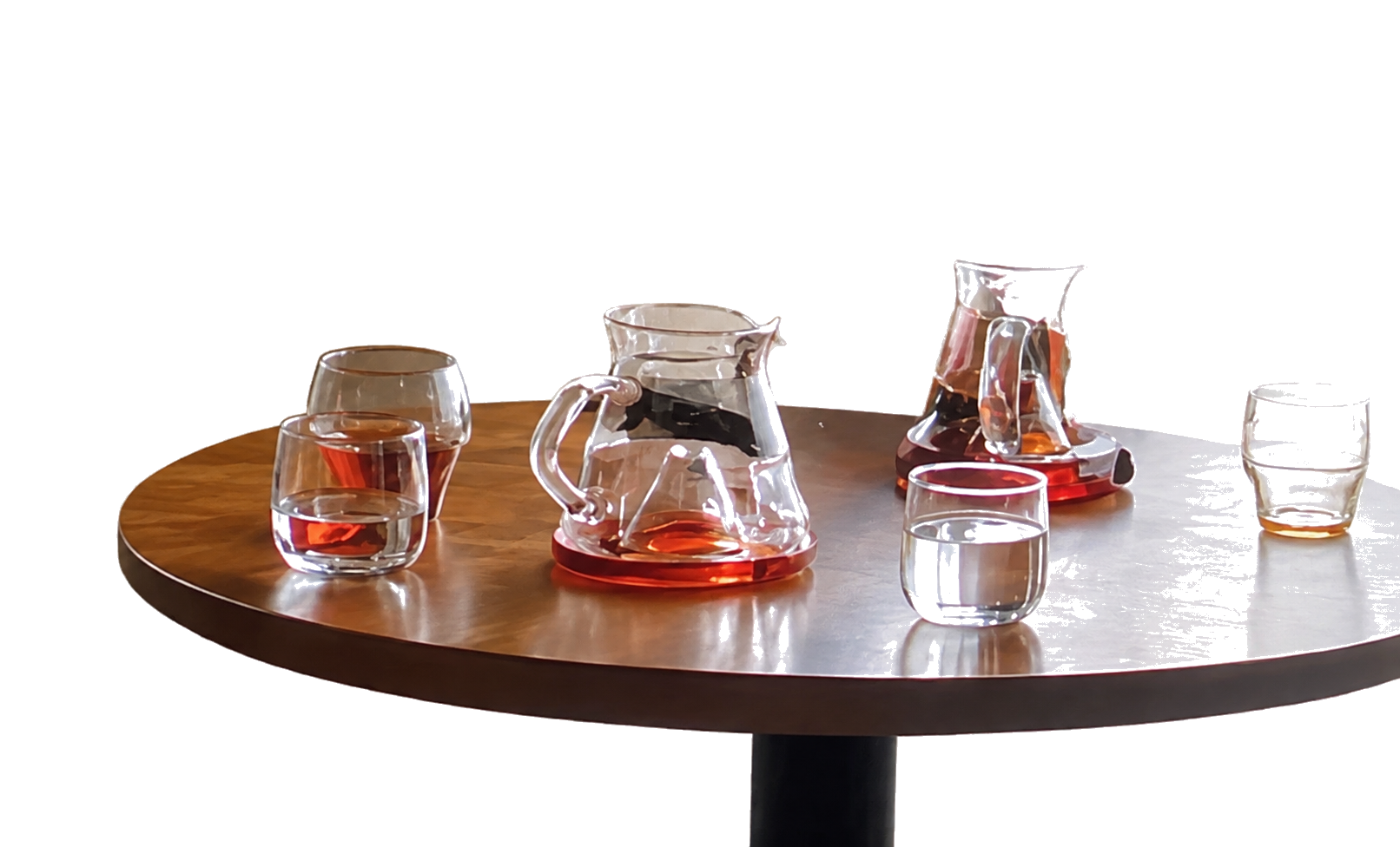 Freshly prepared premium filter coffee in a café